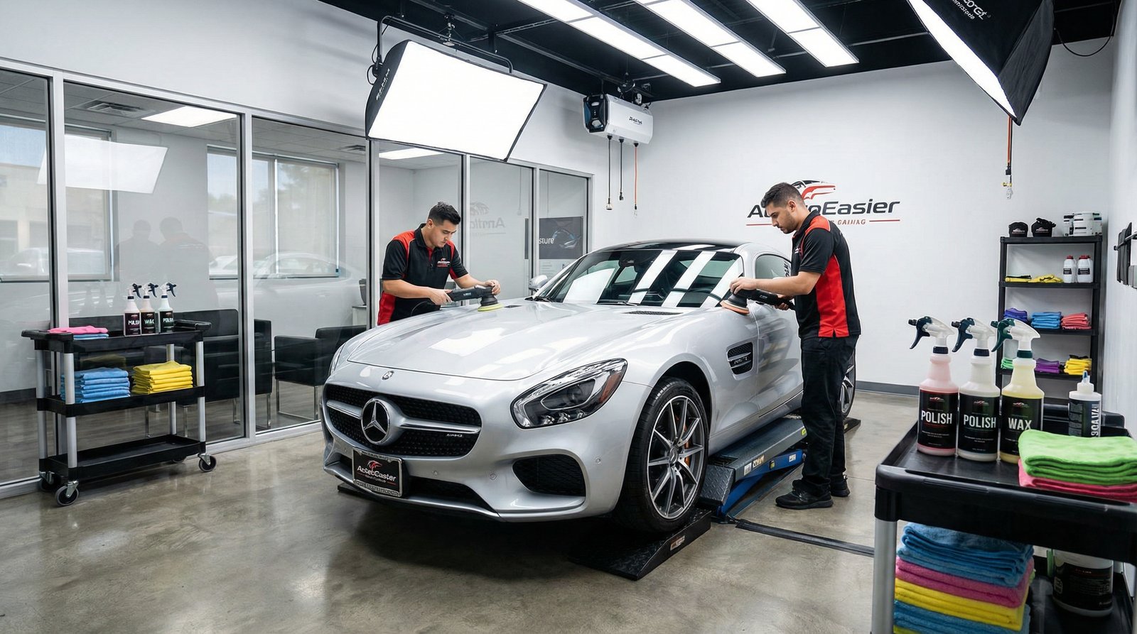 国产自拍汽车美容视频